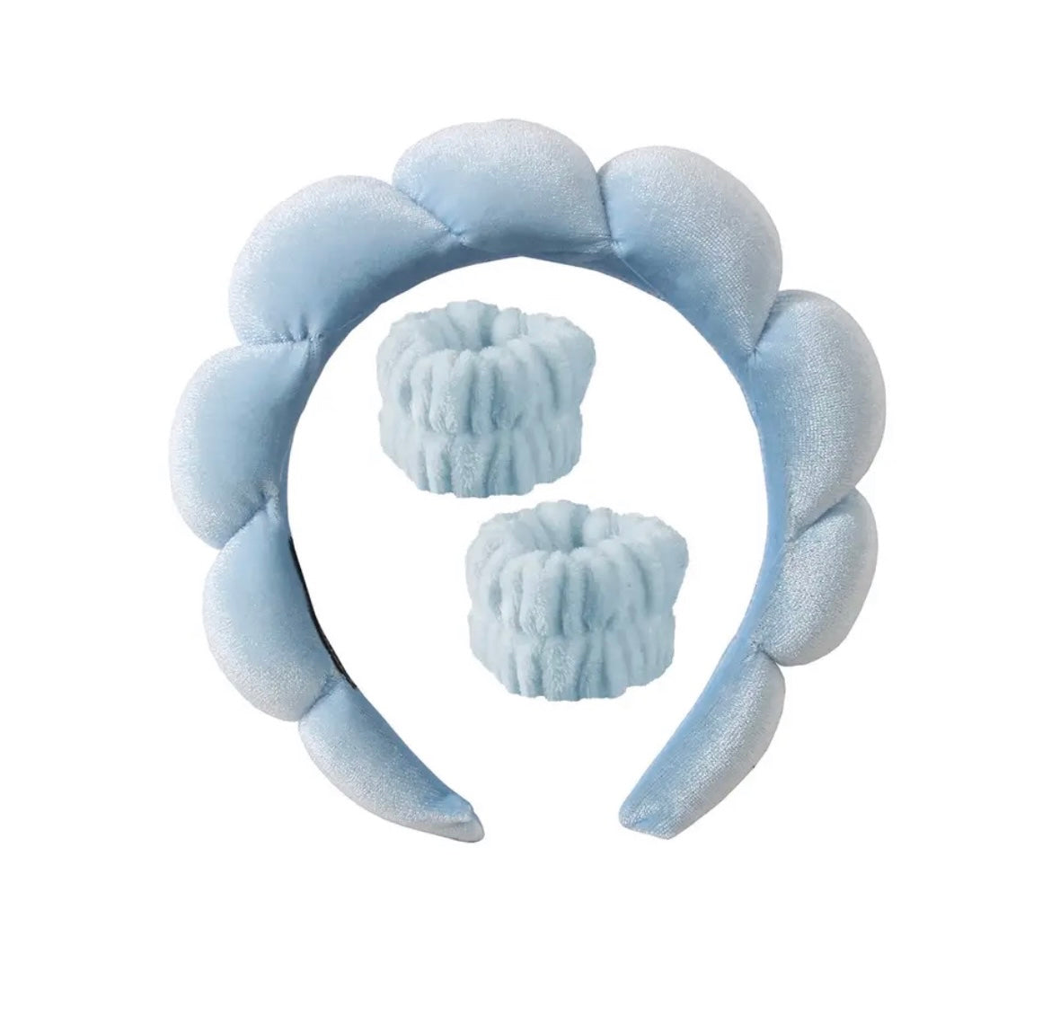 spa headband & wristbands
