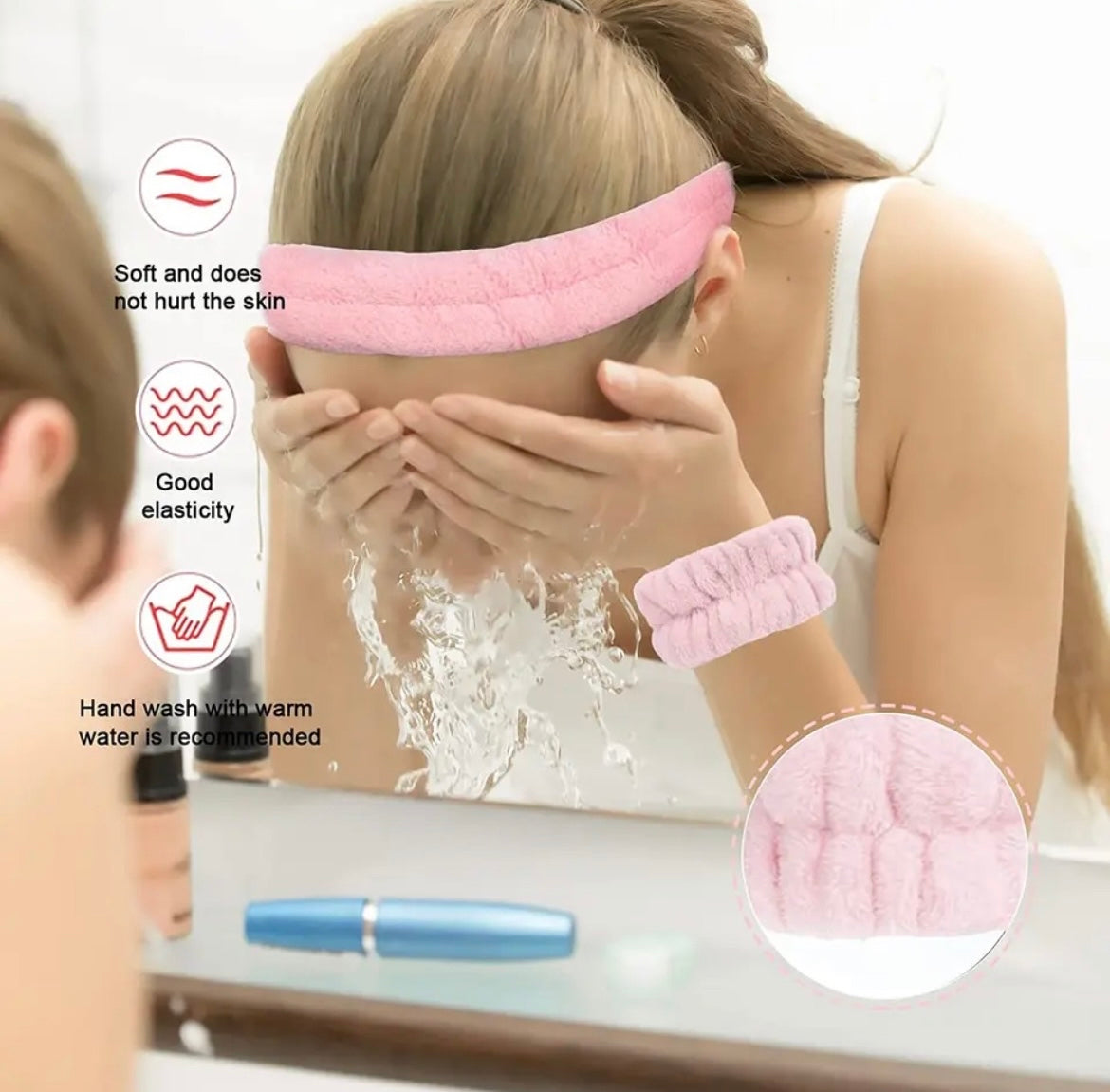 spa headband & wristbands